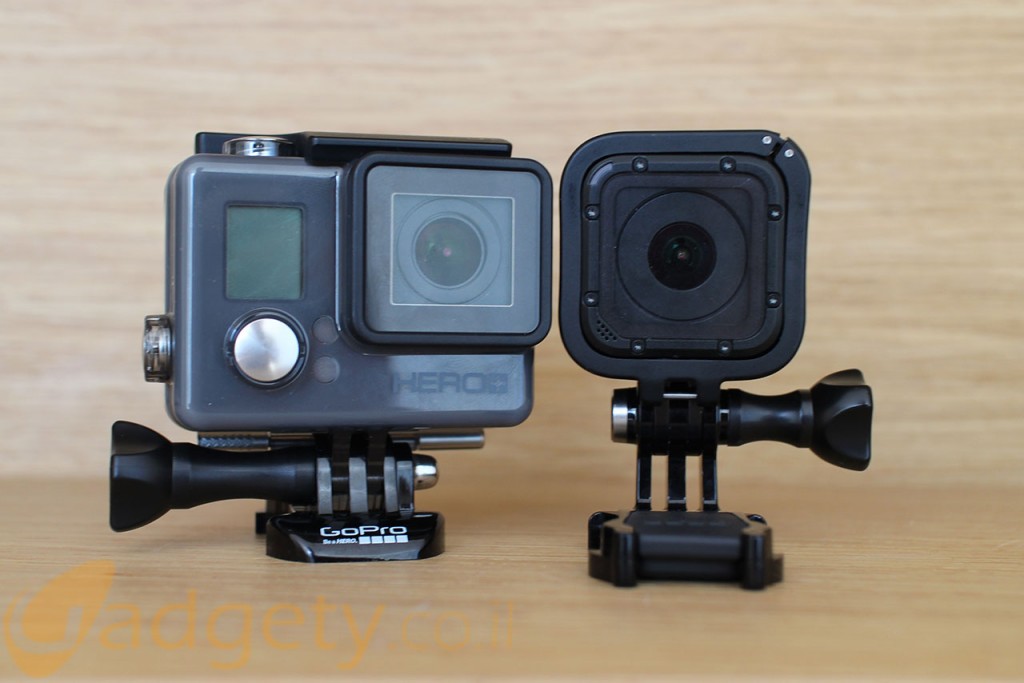 מצלמות GoPro Hero 4 Session ו-Hero+LCD