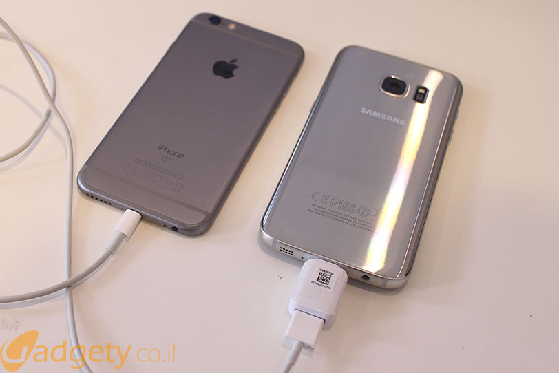 העברת נתונים בין Galaxy S7 ו-iPhone 6S (צילום: גאדג'טי)