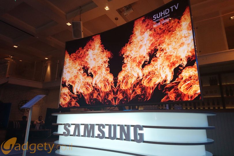 טלויזיית Samsung SUHD מדגם KS9800 לשנת 2016 (צילום: גאדג'טי)