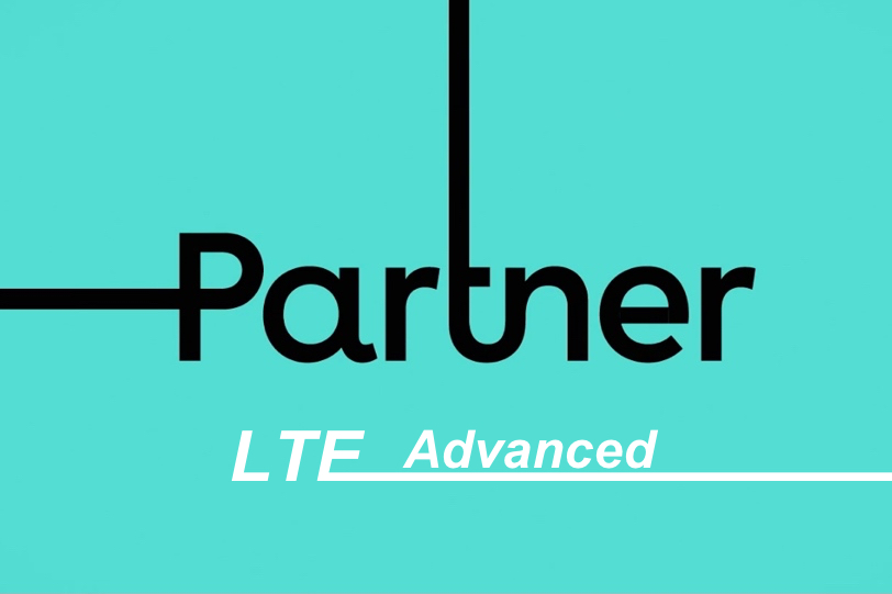 לוגו פרטנר תמיכה ב-LTE Advanced