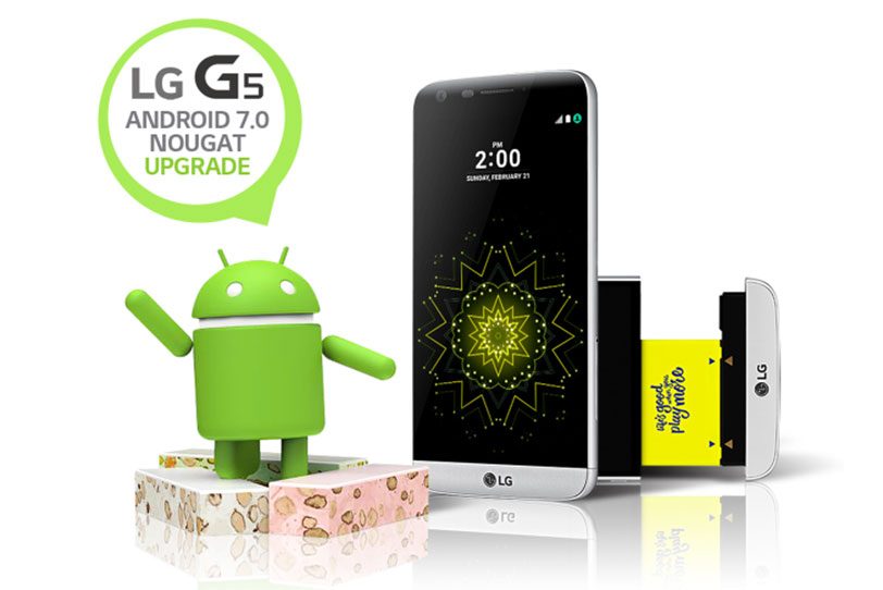 עדכון אנדרואיד 7.0 ל-LG G5 (תמונה: LG)