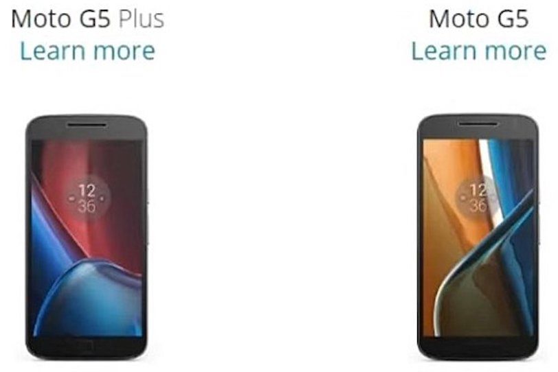 Lenovo Moto G5 ו-Moto G5 Plus (הדלפה)