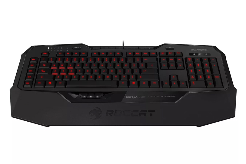 מקלדת למשחקים מדגם Isku+ Force FX של Roccat