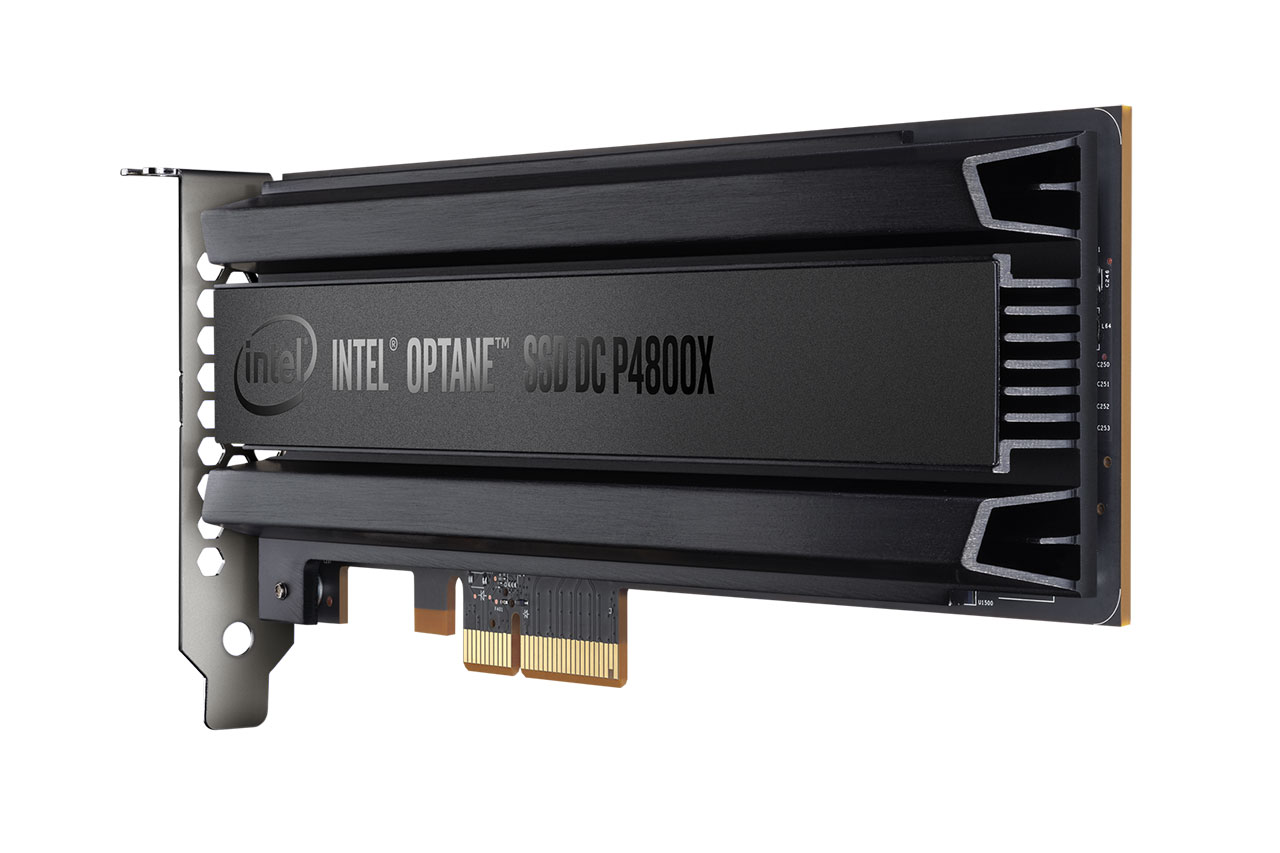 כונן SSD Optane מבית אינטל בטכנולוגיית 3D-XPoint (תמונה: Intel)