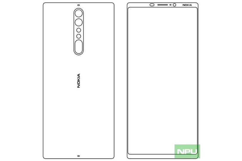 שרטוטים המתיימרים להציג את Nokia 9 (הדלפה)