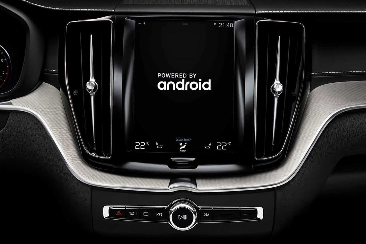 מערכת ההפעלה Android Auto (תמונה באדיבות Volvo)