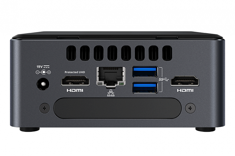 צד אחורי דגם NUC7I5DNHE
