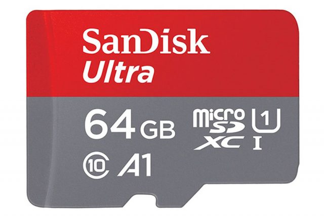 כרטיס זיכרון SanDisk 64GB Micro SDXC UHS-1