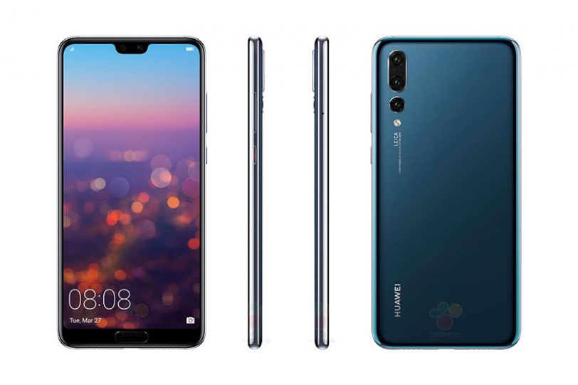 Huawei P20 Pro (הדלפה: WinFuture.De)