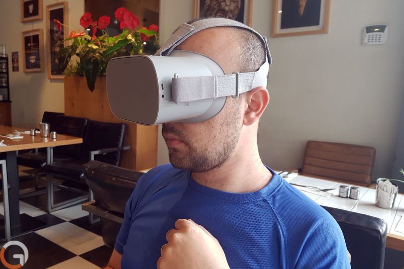 משקפי Oculus Go (צילום: רועי מונין)