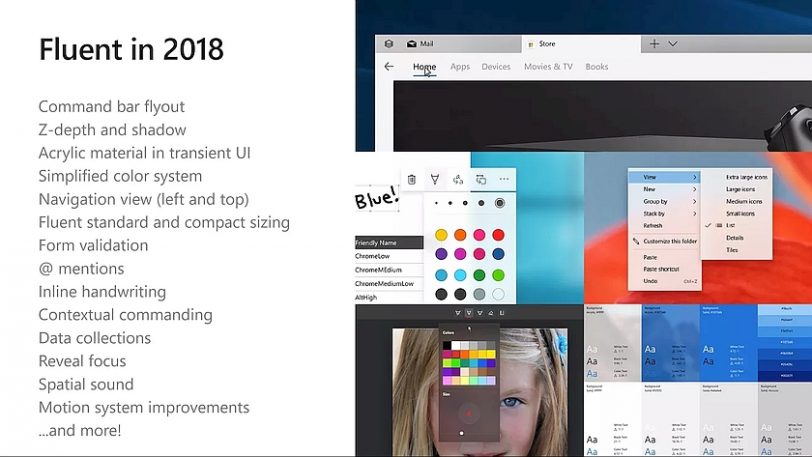 שינויי Fluent Design הצפויים ל-2018
