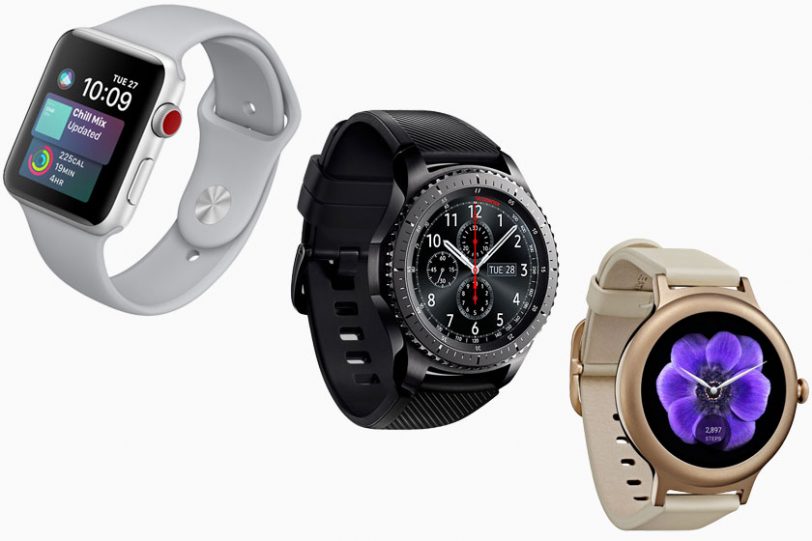 LG Watch Style/Galaxy Gear S3/Apple Watch 3 (תמונות: אפל, סמסונג, LG)