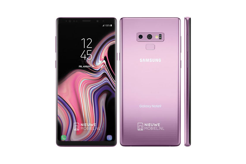 Samsung Galaxy Note 9 בצבע סגול-לילך
