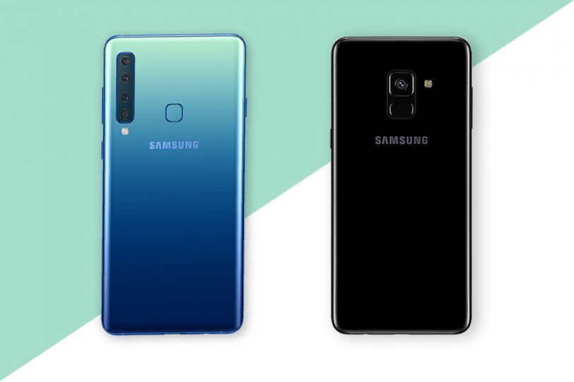 Galaxy A8 (מימין) ו-Galaxy A9 (משמאל) (תמונות: סמסונג)