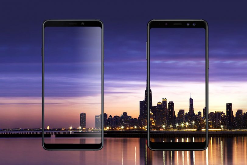 Galaxy A8 (מימין) ו-Galaxy A9 (משמאל) (תמונות: סמסונג)