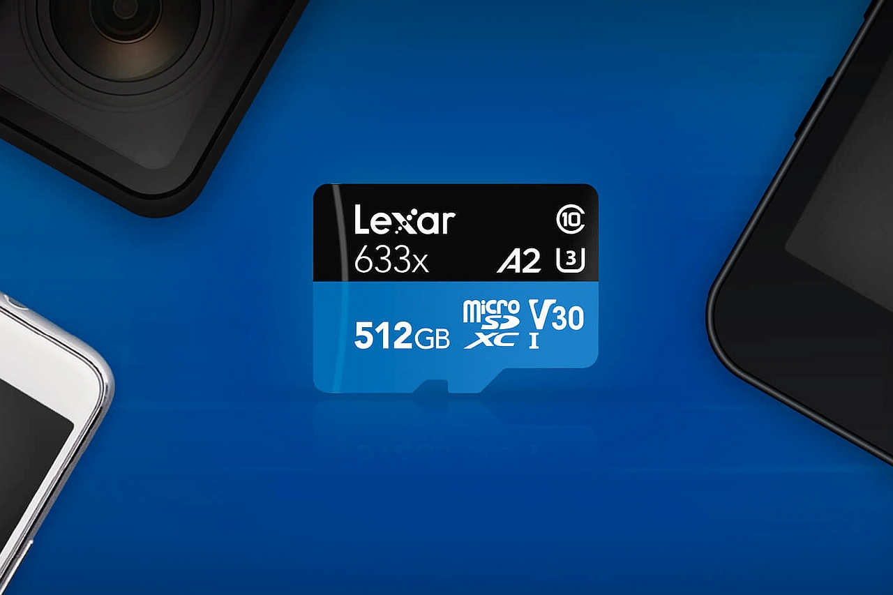 כרטיס Lexar High-Performance 633x microSDXC (מקור Lexar)