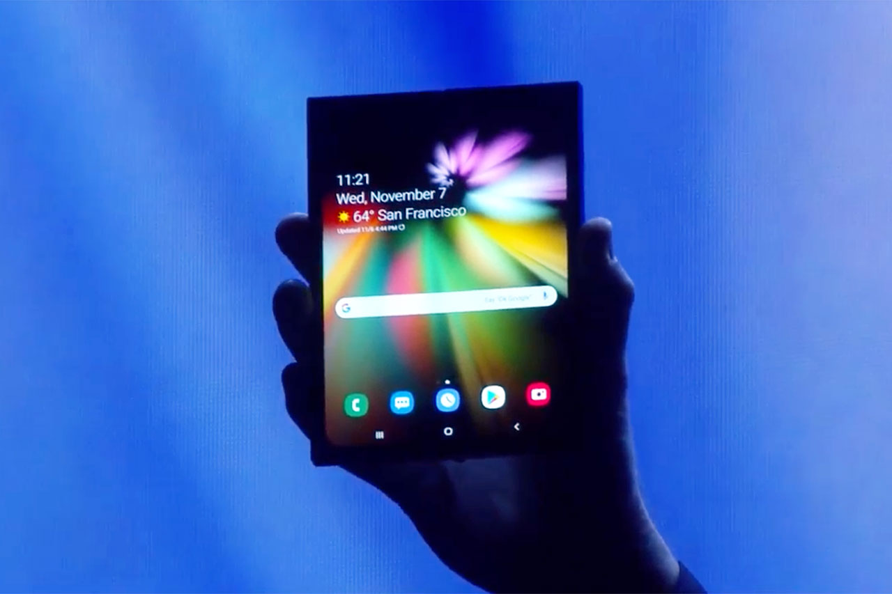 Samsung Foldable Display (תמונה: Youtube)