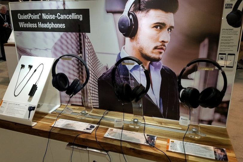 סדרת אוזניות ANC של Audio-Technica בכנס CES 2019