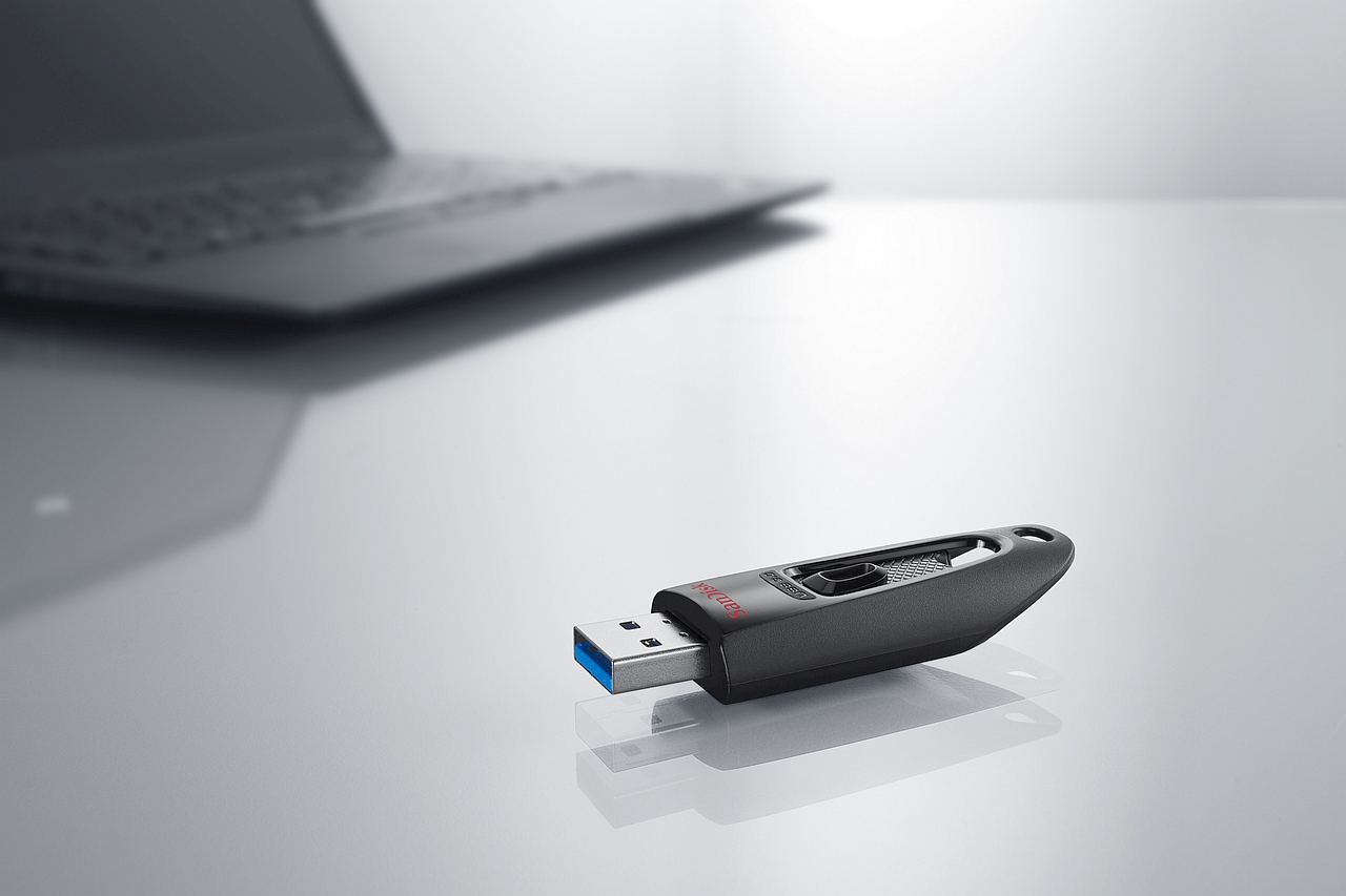 כונן SanDisk Ultra USB 3.0 (מקור WD)