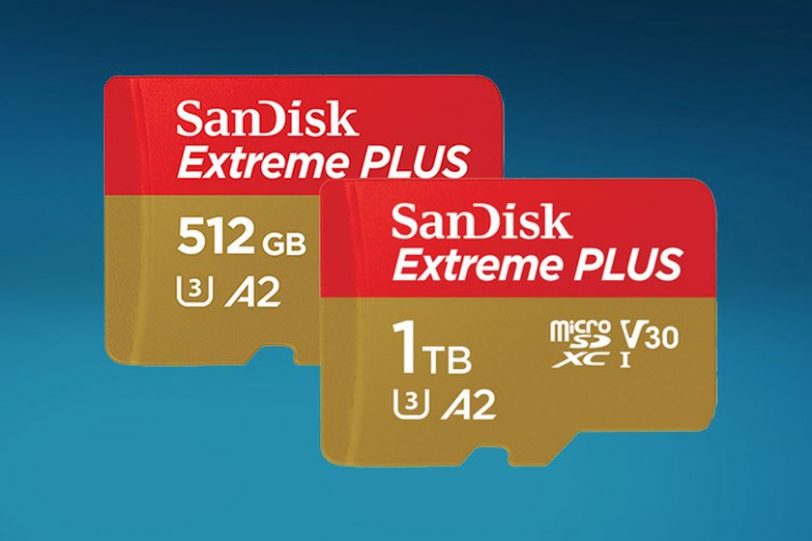כרטיס זיכרון MicroSD בנפח 512GB ו-1TB (מקור סאנדיסק)