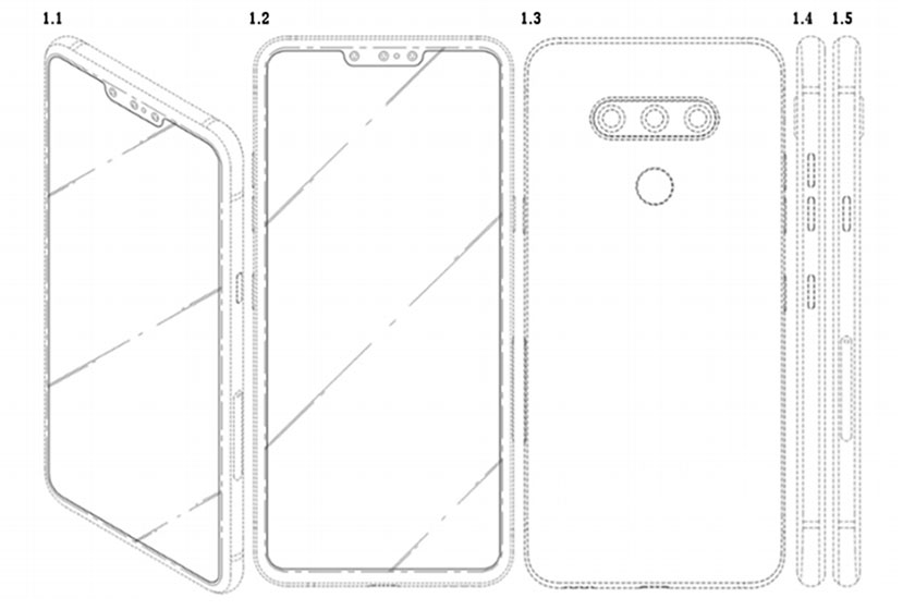 LG Three Selfie Patent (תמונה: tigermobiles)