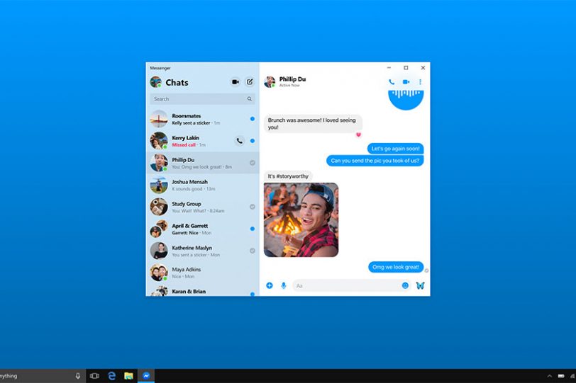 Messenger for Windows (תמונה: Facebook newsroom)