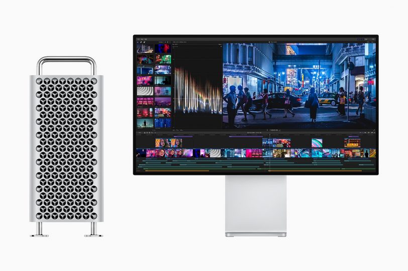 מחשב ה-Mac PRo ומסך ה-Pro Display XDR (מקור אפל)