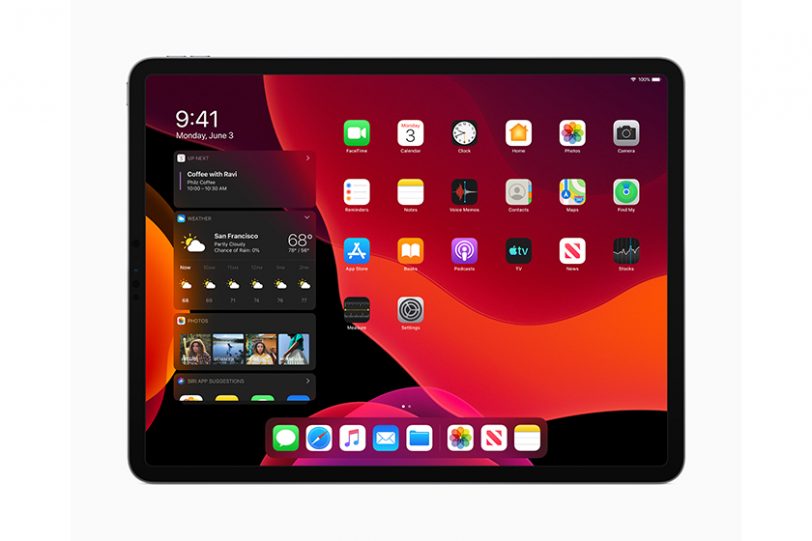 iPad OS Dark Mode (תמונה: Apple)