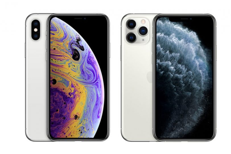 iPhone XS Max (משמאל) ו-iPhone 11 Pro Max (מימין) (תמונות: Apple)