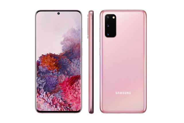 Samsung Galaxy S20 (תמונה: Twitter/Evleaks)