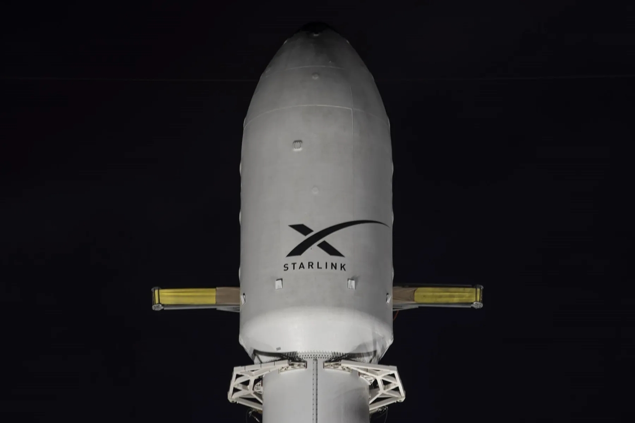 משגר ה-Falcon 9 של SpaceX שישגר 60 לוויני Starlink ב-3.3 (מקור SpaceX(