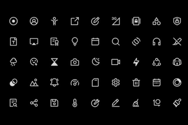 OxygenOS 12 Icons (תמונה: OnePlusׂ)