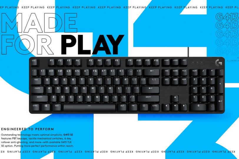 מקלדת הגיימינג Logitech G413 SE Mechanical Gaming Keyboard (מקור לוג'יטק)