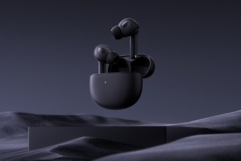 אוזניות ה-Xiaomi Buds 3T Pro בשחור (מקור שיאומי)