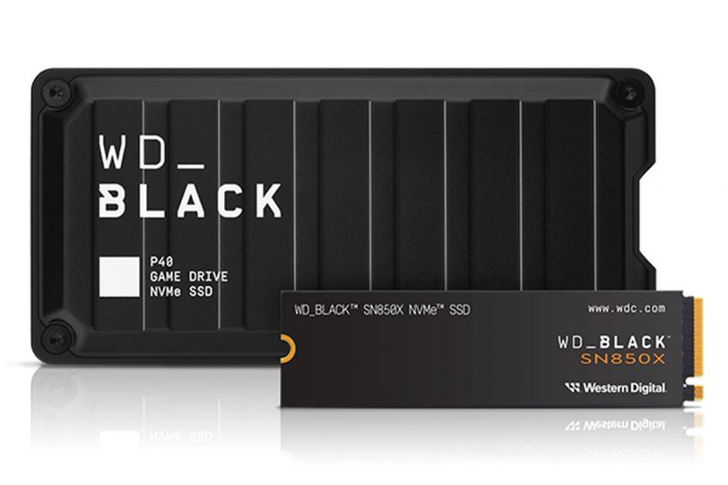 כונן SSD פנימי SN850X וכונן P40 חיצוני מסדרת ה-WD_BLACK (מקור WD)