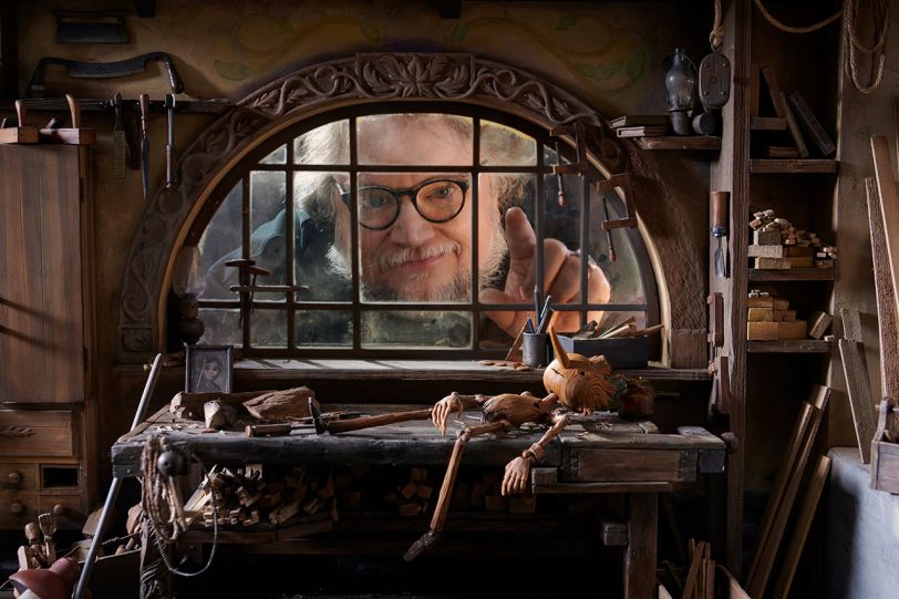 Guillermo del Toro, Pinocchio (photo: Jason Schmidt, courtesy of Netflix)