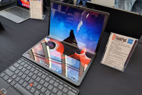 נייד Lenovo ThinkPad X1 Fold 2022 (צילום: יאן לנגרמן, גאדג'טי)