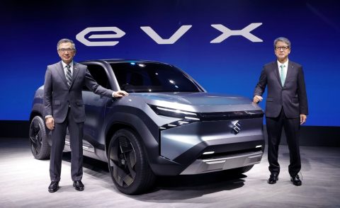 רכב הקונספט eVX (באדיבות Suzuki)