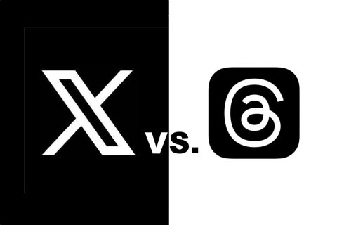 לוגו X מול Threads
