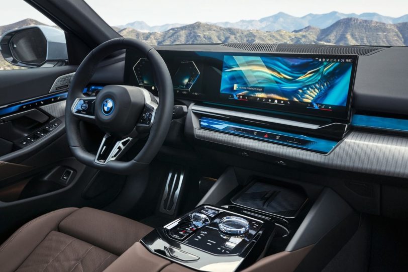 מכונית ה-BMW i5 החשמלית (מקור BMW)