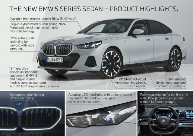 הסבר על ה-BMW i5 (מקור BMW)