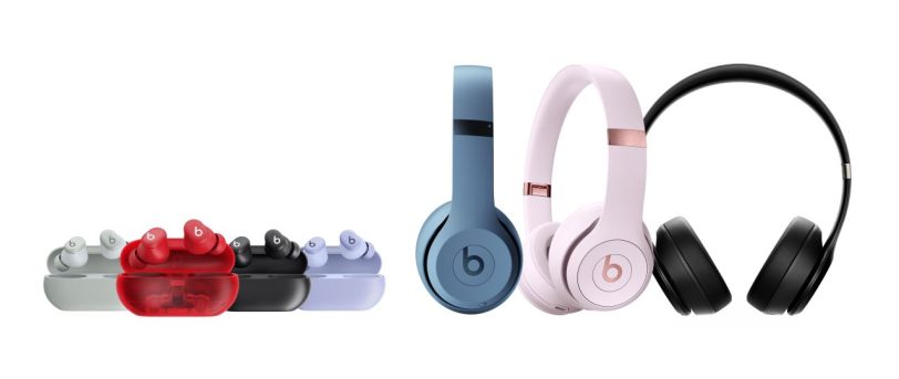 אפשרויות הצבע של אוזניות ה-אוזניות ה-Beats Solo 4 ו-Beats Solo Buds (מקור Beats)