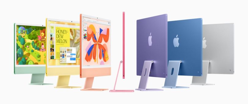 צבעי ה-iMac M4 (מקור אפל)