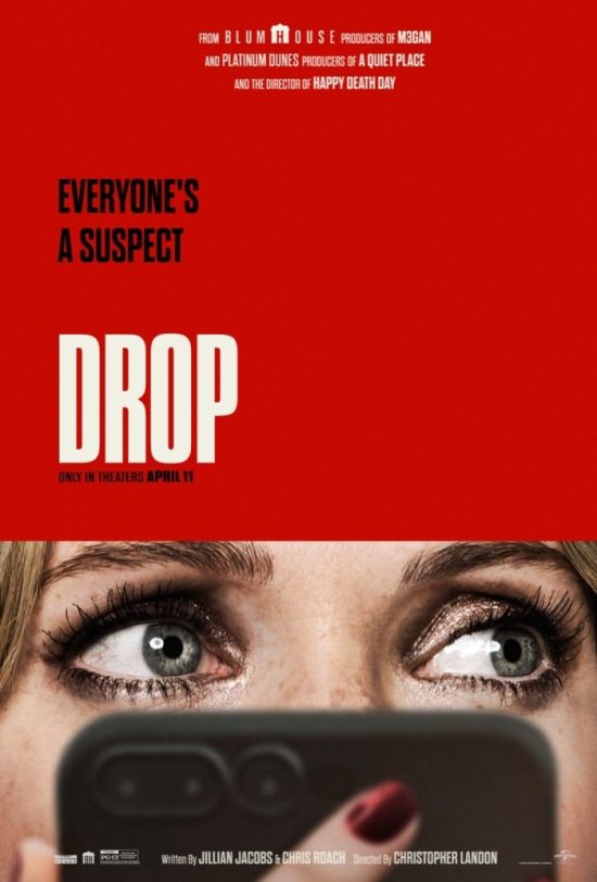 פוסטר ל-"Drop" (באדיבות Universal Pictures / Blumhouse)