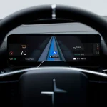 ניווט במפות גוגל עם AI ברכב (באדיבות Polestar)