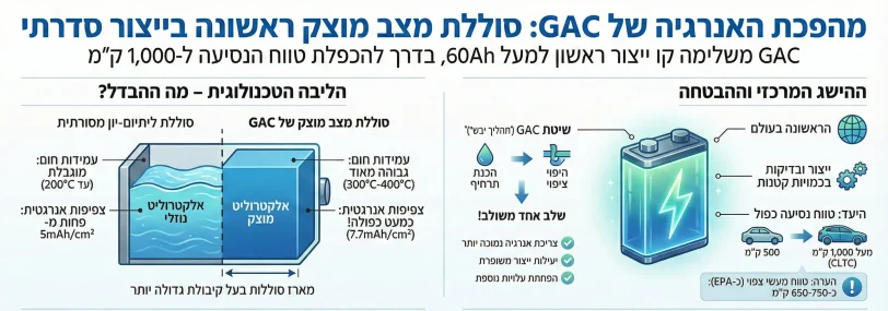 אינפוגרפיקה: מהפכת האנרגיה של GAC