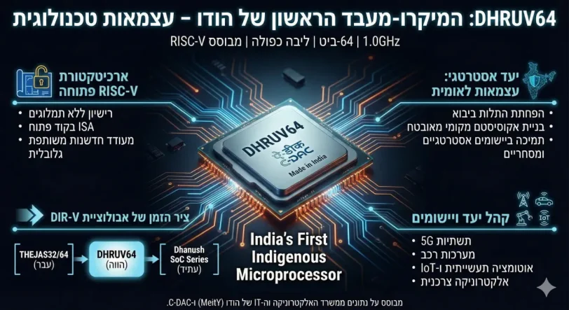 אינפוגרפיקה, מעבד DHRUV64
