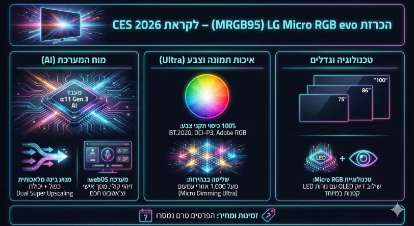 אינפוגרפיקה, טלוויזיית LG Micro RGB