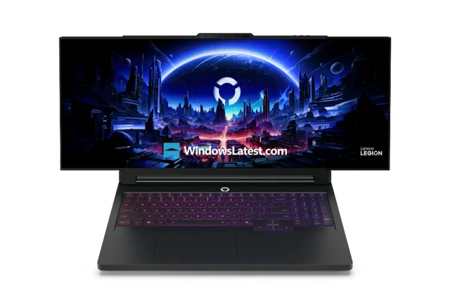נייד Legion Pro Rollable במצב 24 אינץ' פתוח (מקור windowslatest)