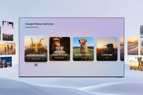 Google Photos בטלוויזיות סמסונג (מקור סמסונג)